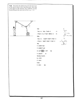 Estatica hibeller-tenth edition-solcuionario