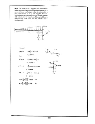 Estatica hibeller-tenth edition-solcuionario