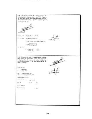 Estatica hibeller-tenth edition-solcuionario