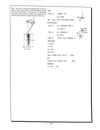 Estatica hibeller-tenth edition-solcuionario