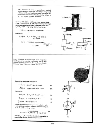 Estatica hibeller-tenth edition-solcuionario