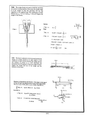 Estatica hibeller-tenth edition-solcuionario