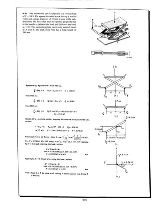 Estatica hibeller-tenth edition-solcuionario