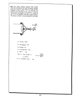 Estatica hibeller-tenth edition-solcuionario