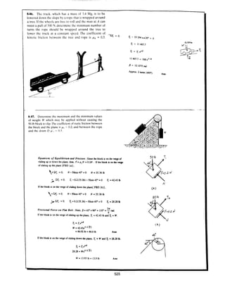 Estatica hibeller-tenth edition-solcuionario