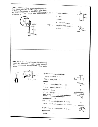 Estatica hibeller-tenth edition-solcuionario