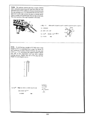 Estatica hibeller-tenth edition-solcuionario
