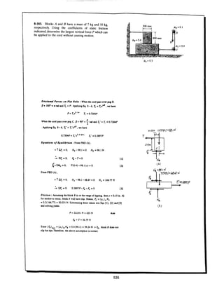 Estatica hibeller-tenth edition-solcuionario