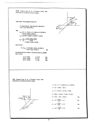 Estatica hibeller-tenth edition-solcuionario