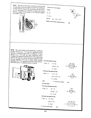 Estatica hibeller-tenth edition-solcuionario