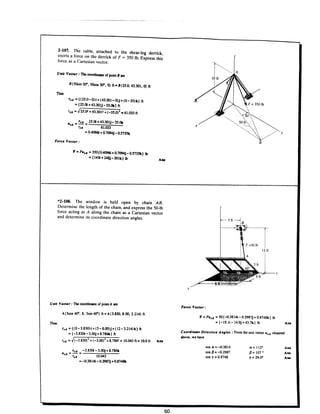 Estatica hibeller-tenth edition-solcuionario