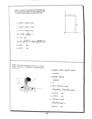 Estatica hibeller-tenth edition-solcuionario