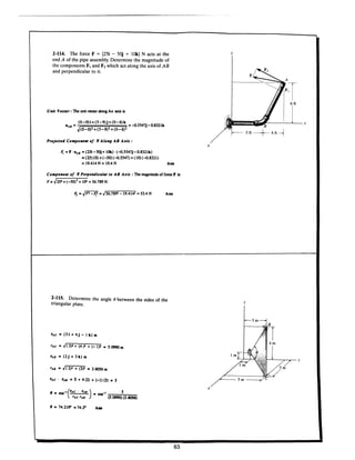 Estatica hibeller-tenth edition-solcuionario