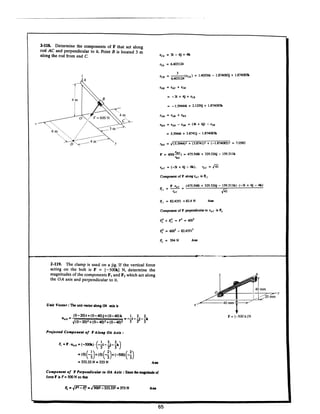 Estatica hibeller-tenth edition-solcuionario
