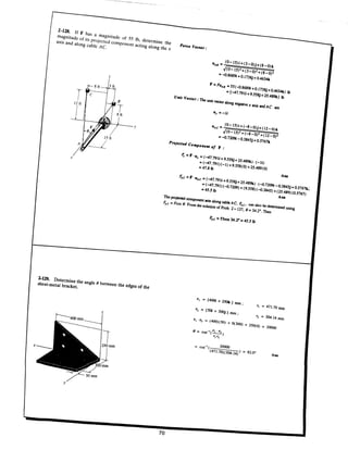 Estatica hibeller-tenth edition-solcuionario