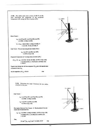 Estatica hibeller-tenth edition-solcuionario