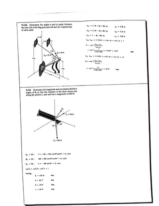 Estatica hibeller-tenth edition-solcuionario