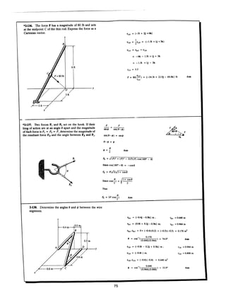 Estatica hibeller-tenth edition-solcuionario