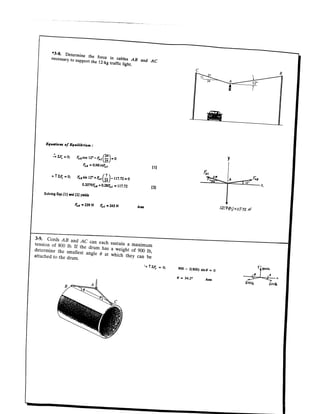 Estatica hibeller-tenth edition-solcuionario