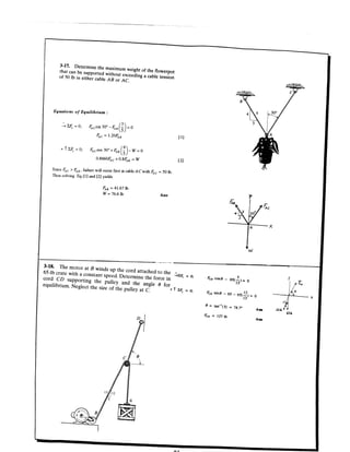 Estatica hibeller-tenth edition-solcuionario