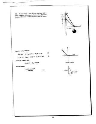 Estatica hibeller-tenth edition-solcuionario