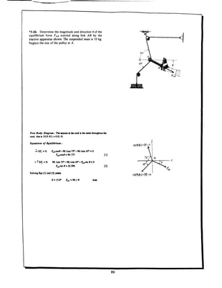 Estatica hibeller-tenth edition-solcuionario