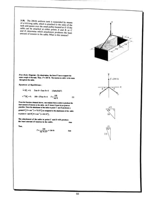 Estatica hibeller-tenth edition-solcuionario
