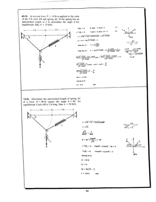 Estatica hibeller-tenth edition-solcuionario