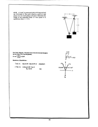 Estatica hibeller-tenth edition-solcuionario