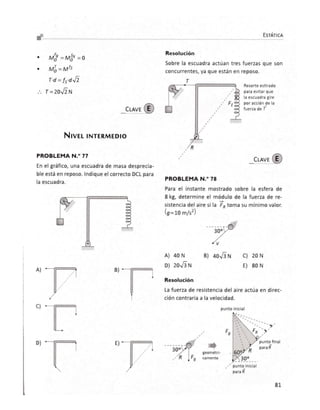 Estatica pre universitario