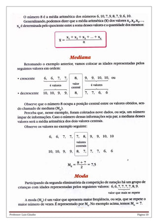 Professor: Luiz Cláudio Página 10
 