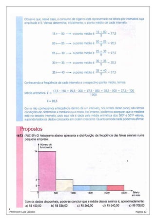 Professor: Luiz Cláudio Página 12
 