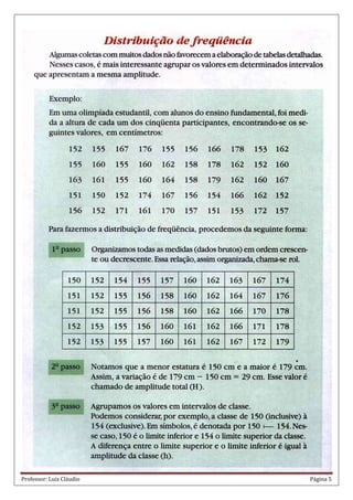 Professor: Luiz Cláudio Página 5
 