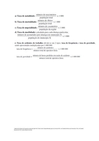 i Material de Apoio de Estatística produzido pelo Prof. Cícero José e disponibilizado para as turmas de Téc. em Gestão de Recursos Humanos e Téc. em Gestão
Bancária do Prof. Carlos Roberto da Silva.
 