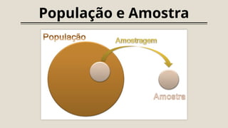 População e Amostra
 