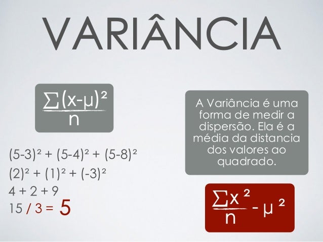 Estatística Básica - Variância