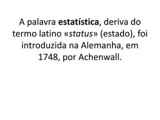 Estatística aplicada à gestão de recursos humanos | PPTX