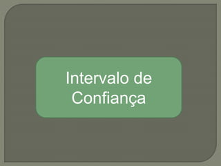 Intervalo de
Confiança
 