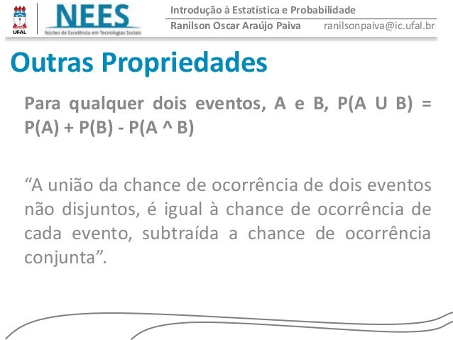 Estatística Inferencial - 3 Propriedades Gerais da 