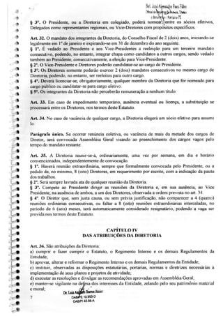 Estatuto da CDL de Araripina Pernambuco