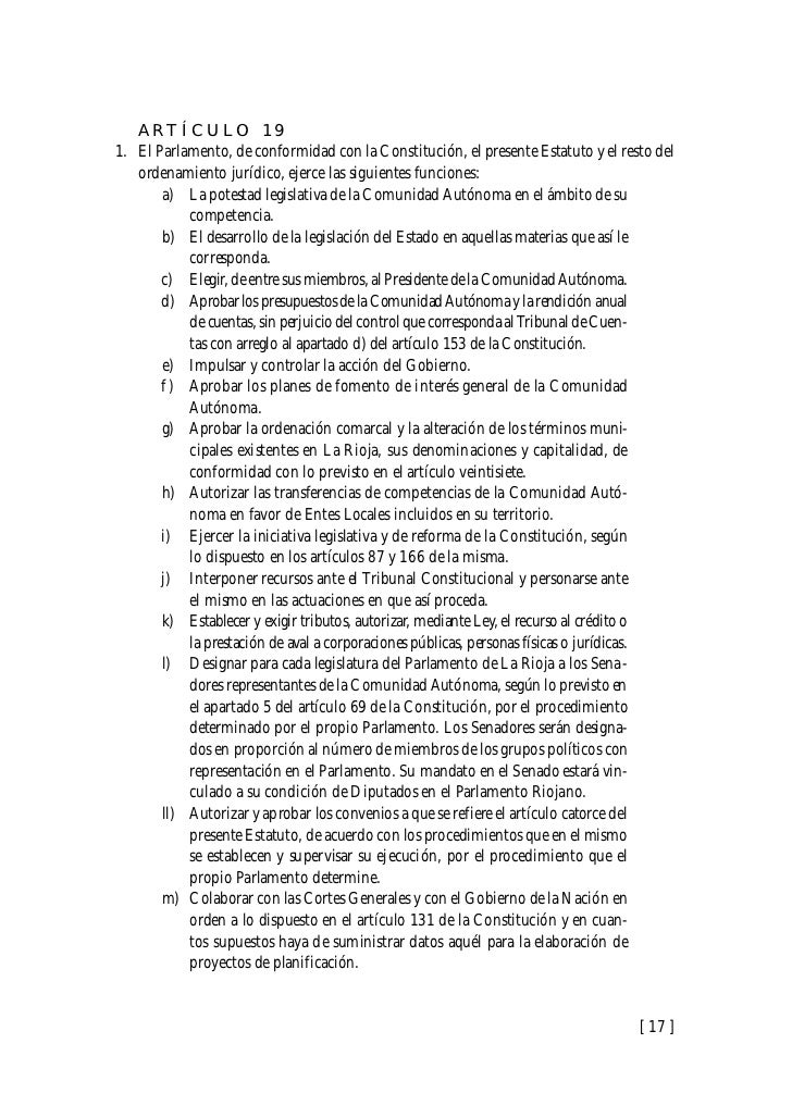 Estatuto de Autonomía de La Rioja