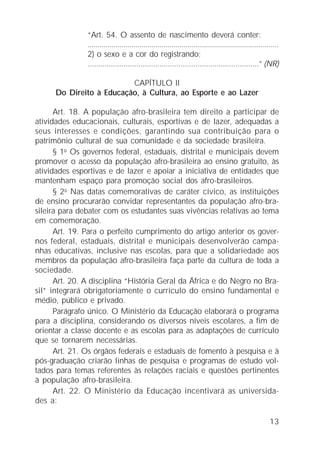 Estatuto Da Igualdade Racial