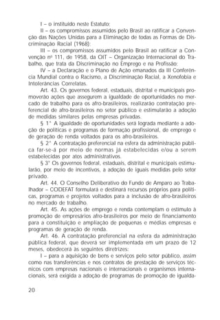 Estatuto Da Igualdade Racial