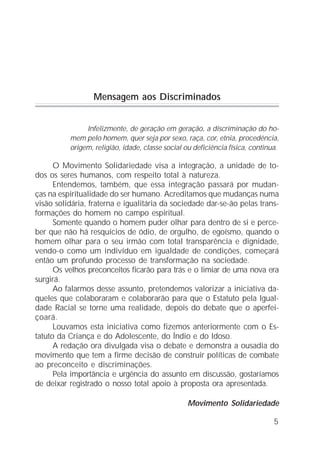 Estatuto Da Igualdade Racial