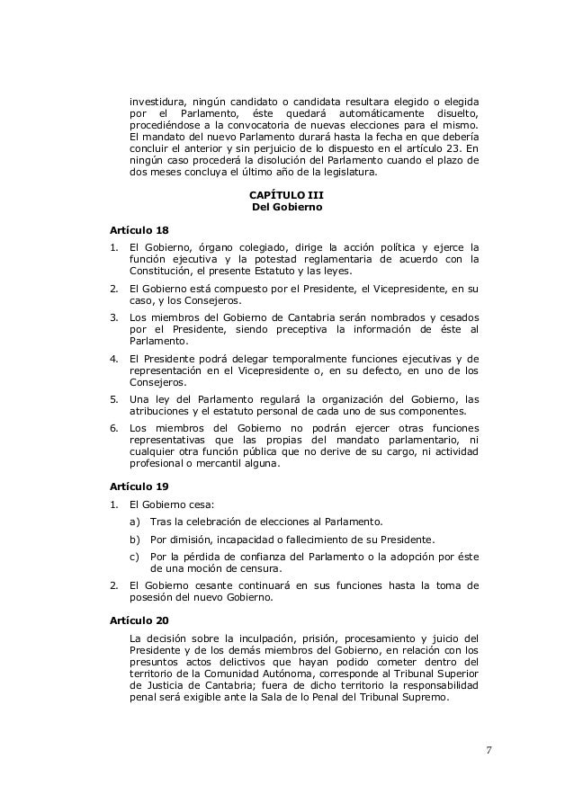 Estatuto de autonomia de cantabria