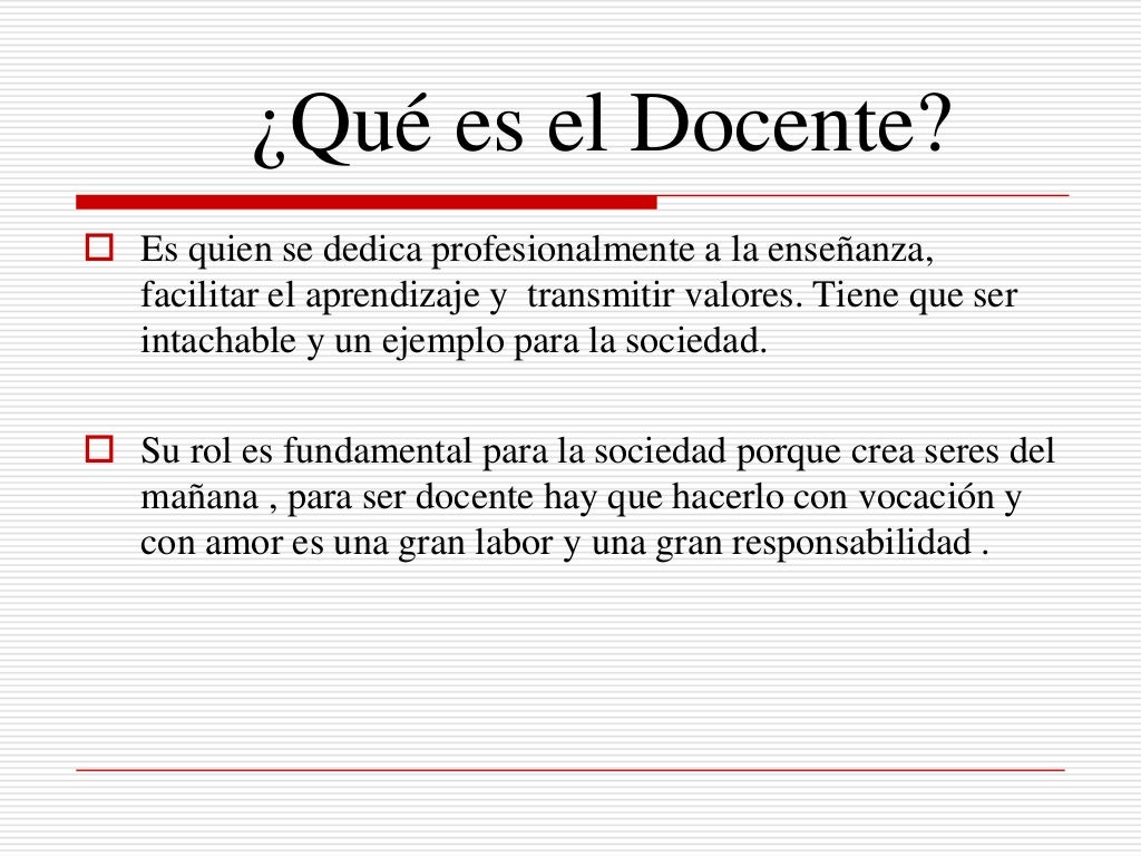 Estatuto del docente