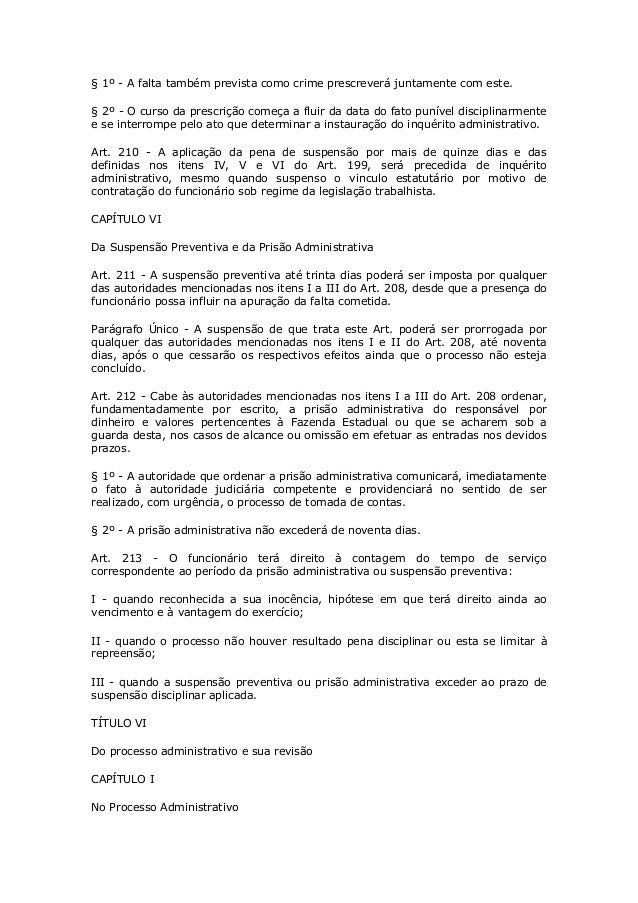 Estatuto dos funcionários públicos do estado de pernambuco