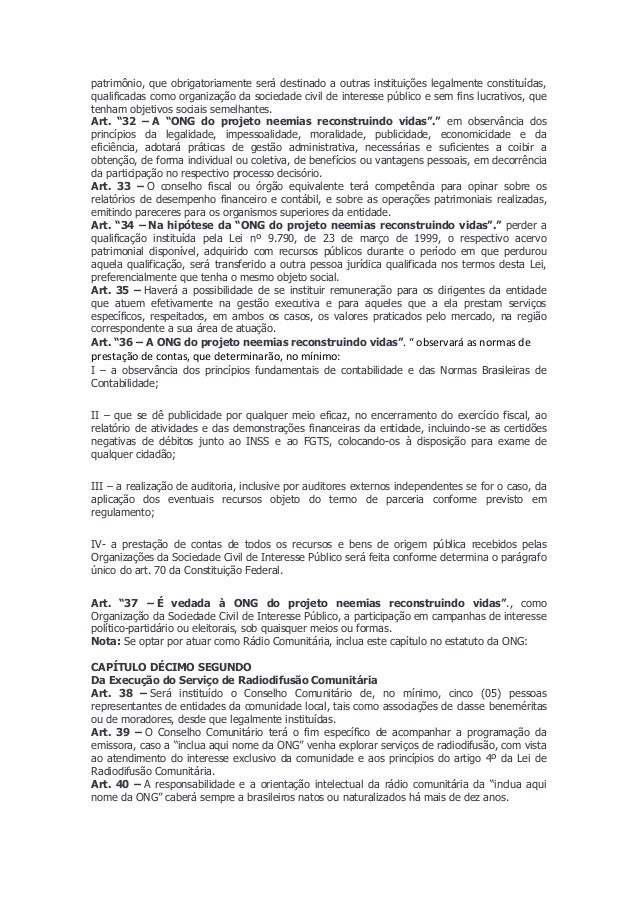 Estatuto social Estatuto social