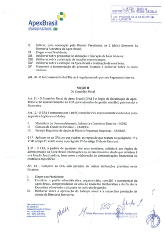 Estatuto Apex-Brasil