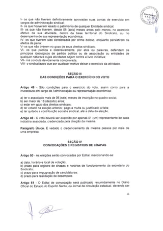 Estatuto Social Sinprocim-ES